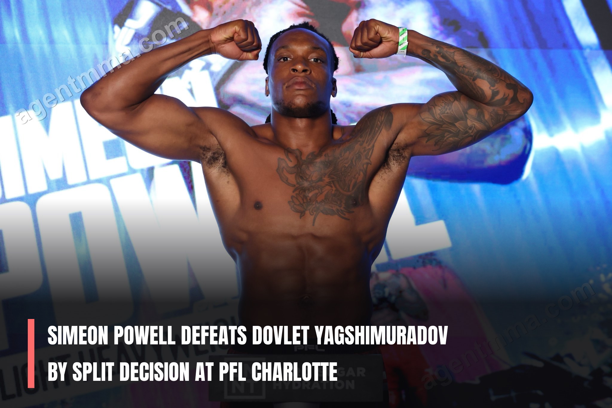 Simeon Powell Defeats Dovlet Yagshimuradov by Split Decision at PFL Charlotte