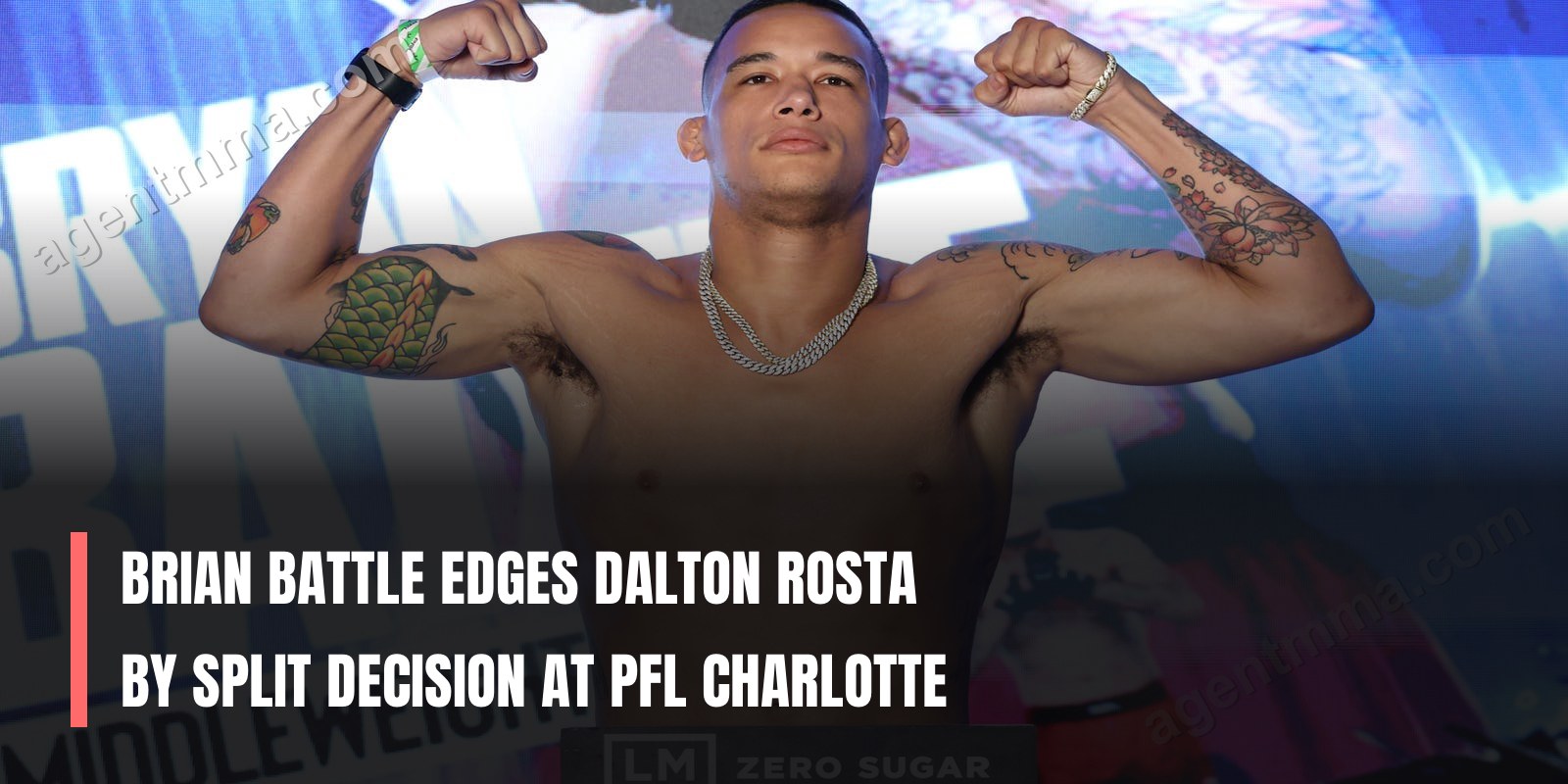 Brian Battle Edges Dalton Rosta by Split Decision at PFL Charlotte