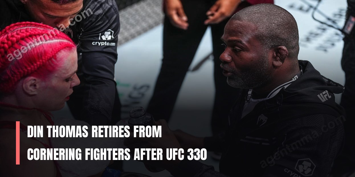 Din Thomas retires from cornering fighters after UFC 330