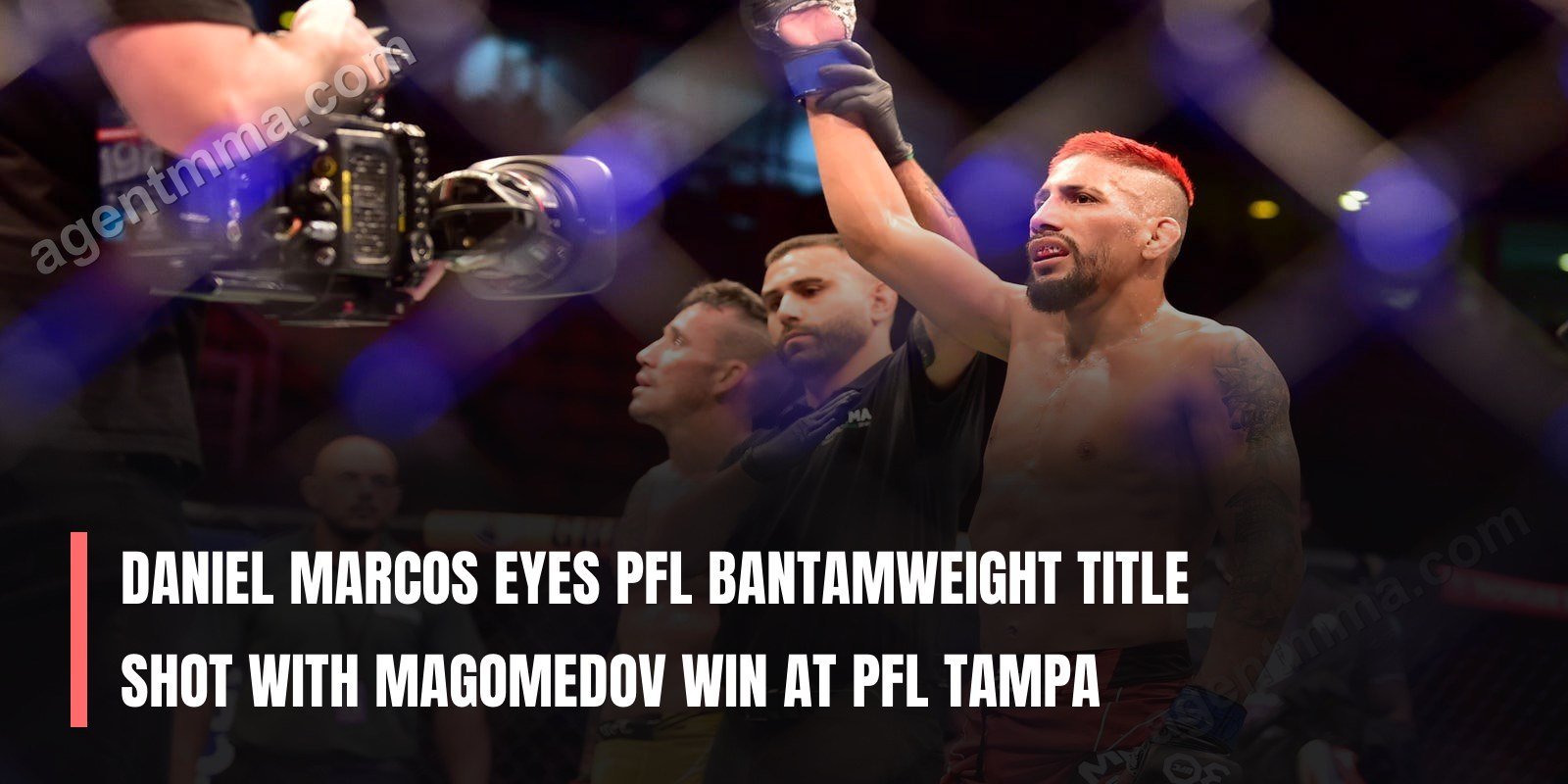 Daniel Marcos eyes PFL bantamweight title shot with Magomedov win at PFL Tampa