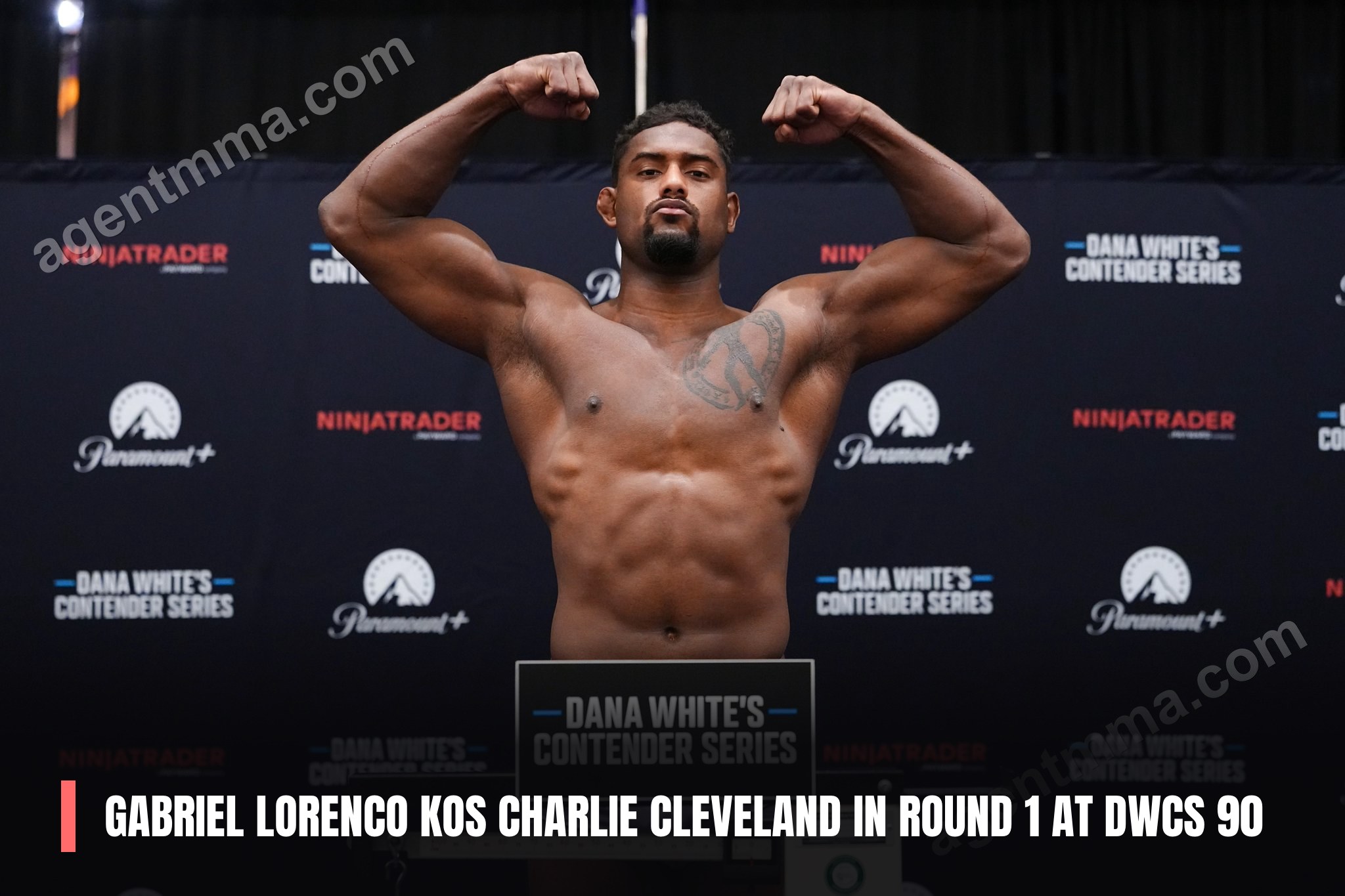 Gabriel Lorenco met K.O. Charlie Cleveland au 1er round à DWCS 90