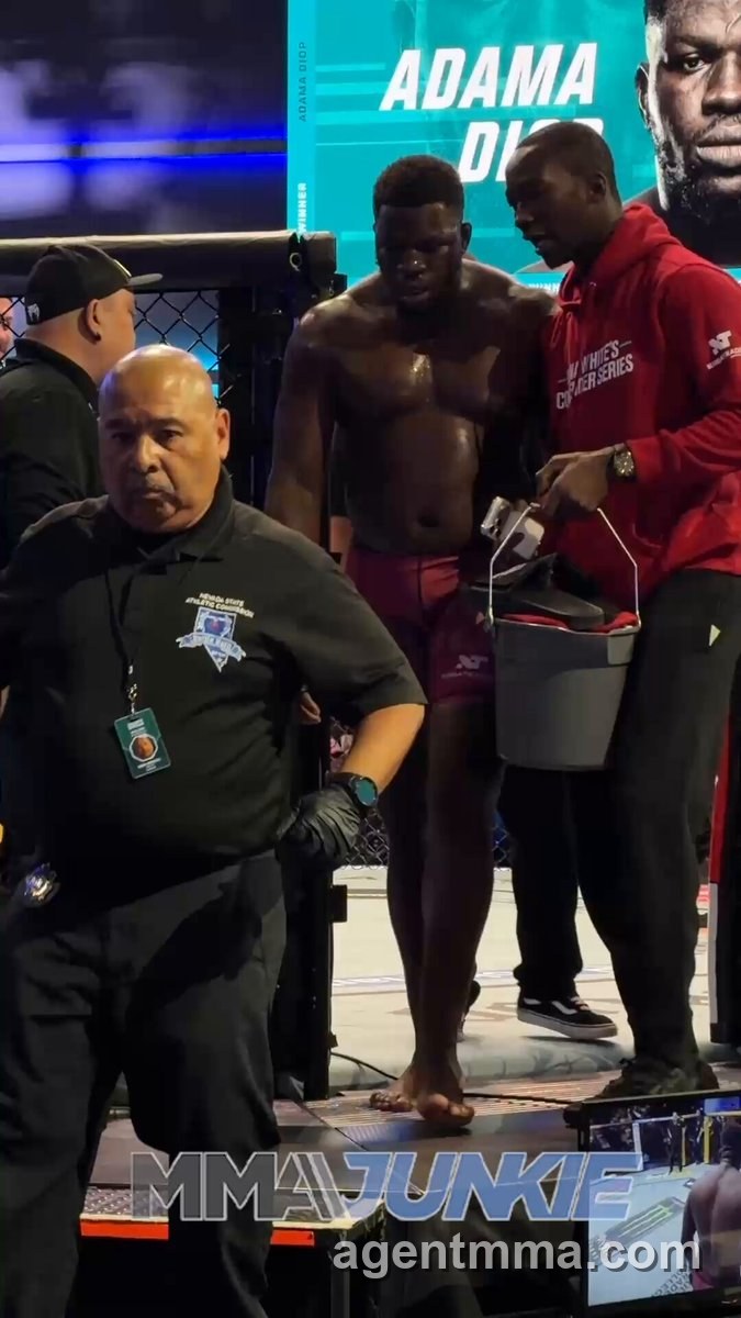 Adama Diop Finishes Opponent on Dana White's Contender Series