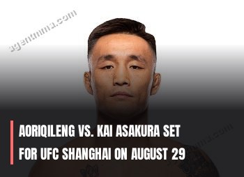 Aoriqileng vs. Kai Asakura se enfrentarán en UFC Shanghai el 29 de agosto