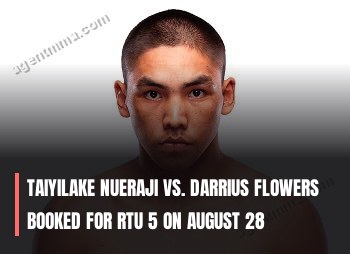 Taiyilake Nueraji vs. Darrius Flowers reservado para RTU 5 el 28 de agosto