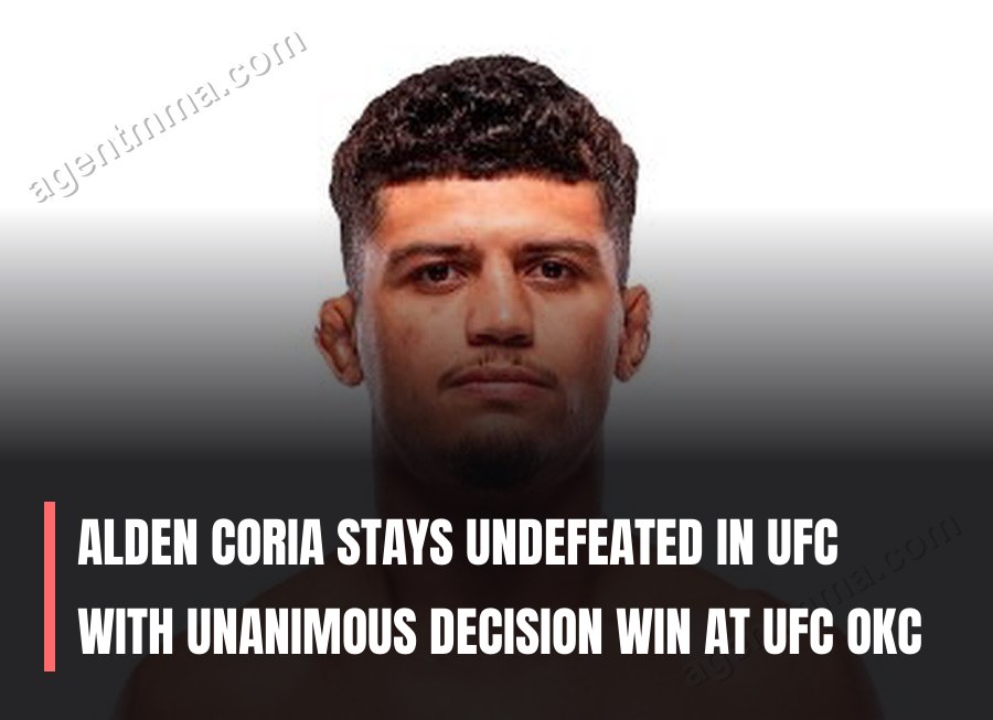 Alden Coria stays undefeated in UFC with unanimous decision win at UFC OKC