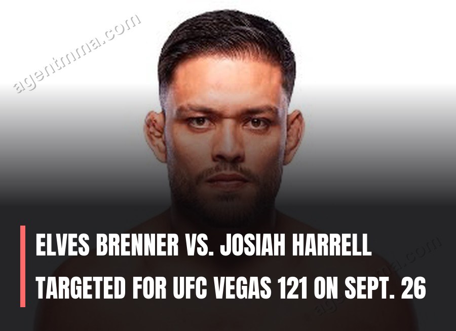 Elves Brenner vs. Josiah Harrell Targeted for UFC Vegas 121 on Sept. 26
