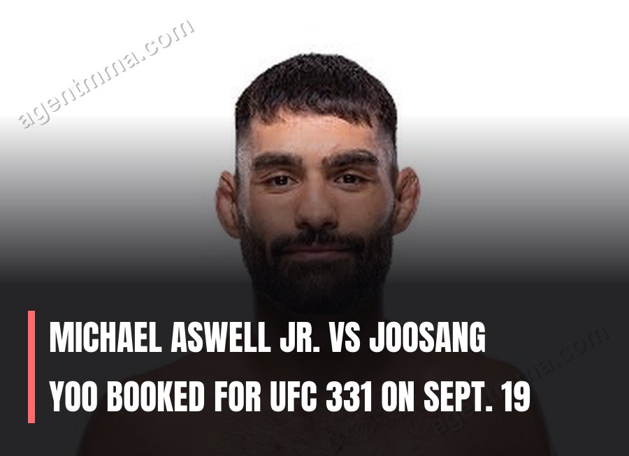 Michael Aswell Jr. vs JooSang Yoo booked for UFC 331 on Sept. 19