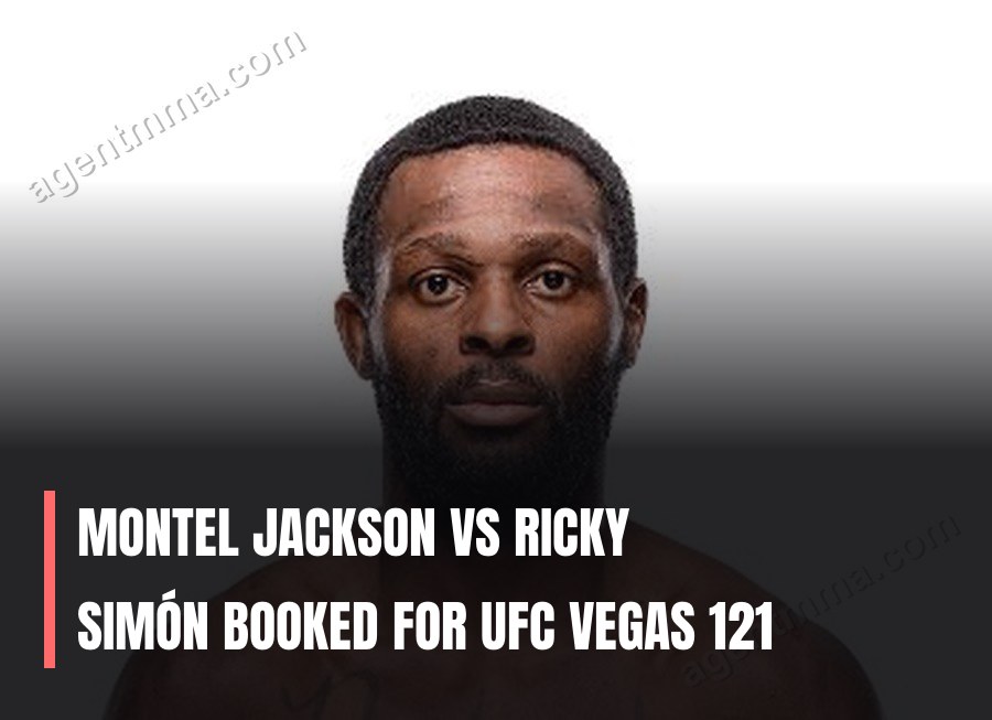 Montel Jackson vs Ricky Simón booked for UFC Vegas 121
