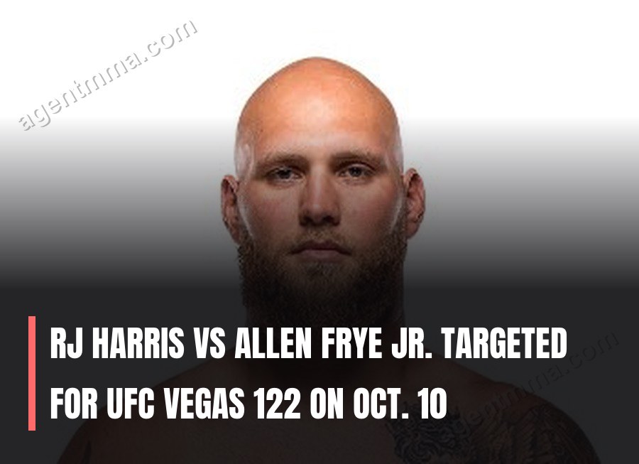RJ Harris vs Allen Frye Jr. targeted for UFC Vegas 122 on Oct. 10