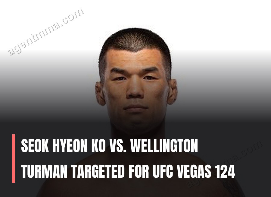 Seok Hyeon Ko vs. Wellington Turman Targeted for UFC Vegas 124