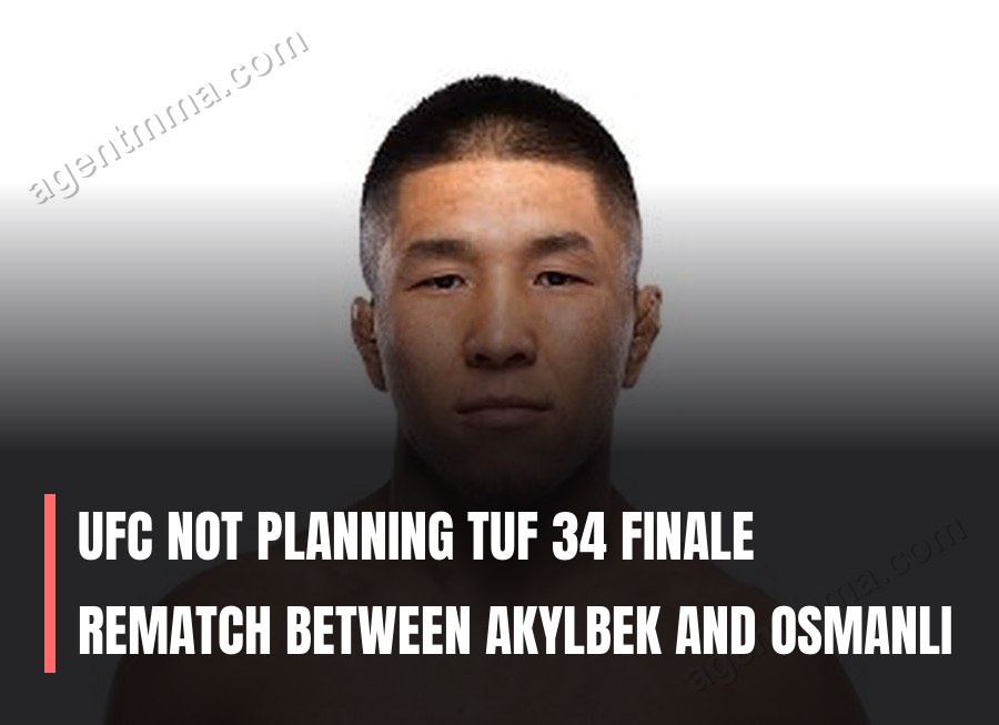 UFC Not Planning TUF 34 Finale Rematch Between Akylbek and Osmanli