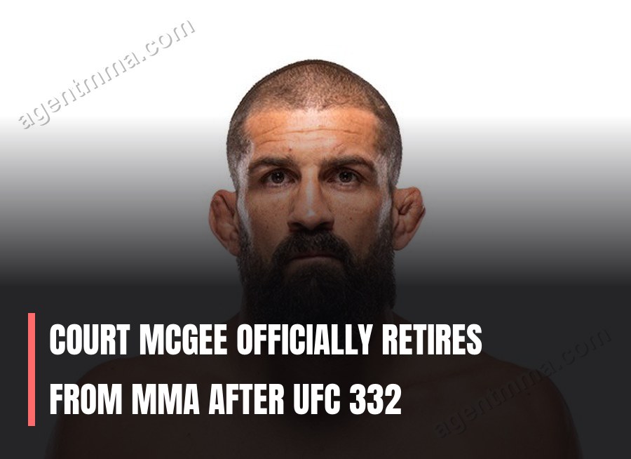 Court McGee se aposenta oficialmente do MMA após UFC 332