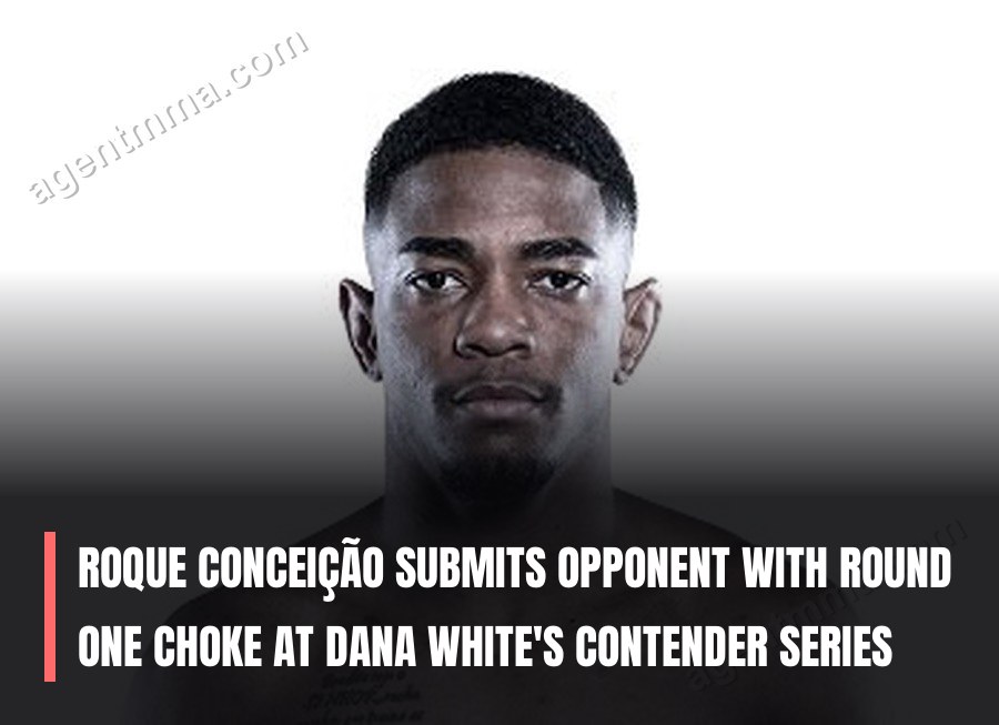 Roque Conceição Submits Opponent With Round One Choke at Dana White's Contender Series