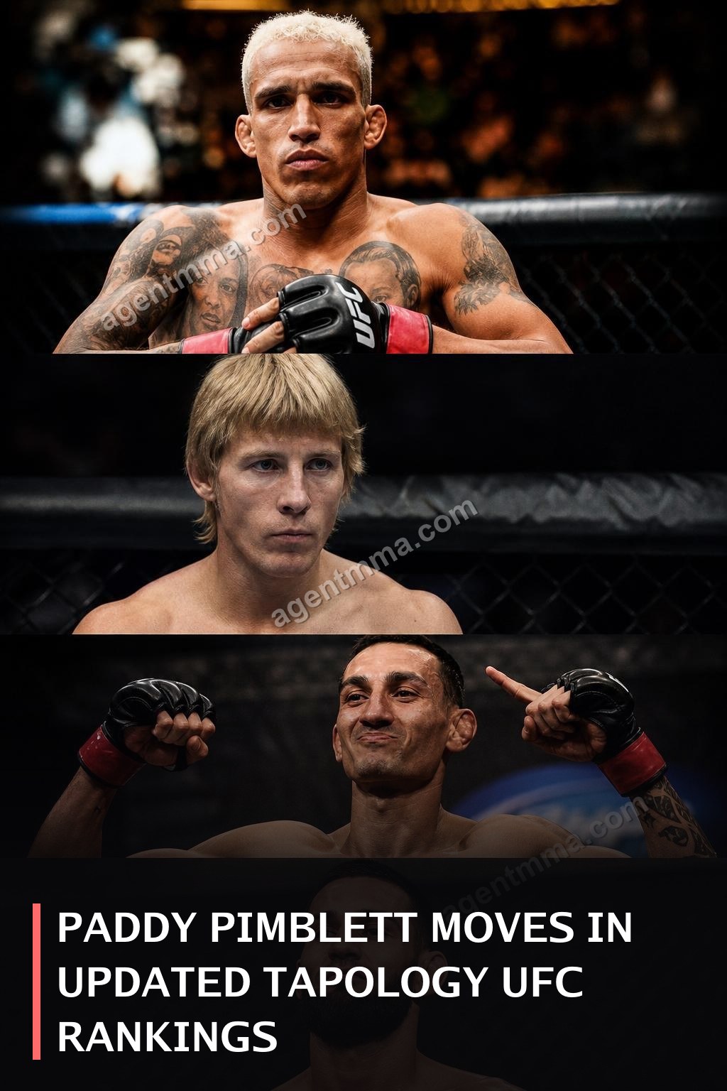 Paddy Pimblett se mueve en las clasificaciones actualizadas de Tapology UFC