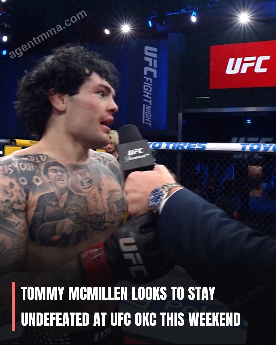 Tommy McMillen looks to stay undefeated at UFC OKC this weekend