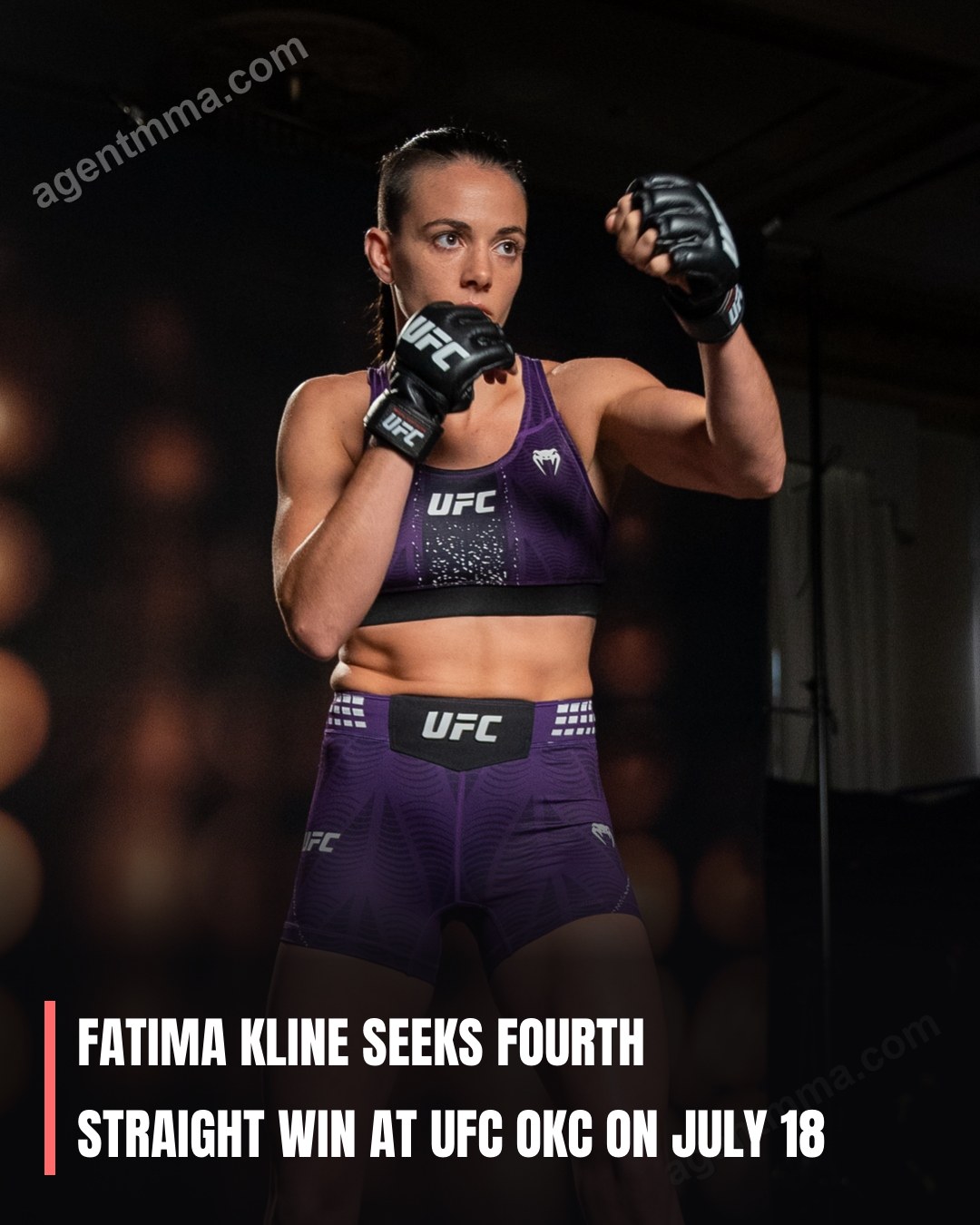 Fatima Kline seeks fourth straight win at UFC OKC on July 18