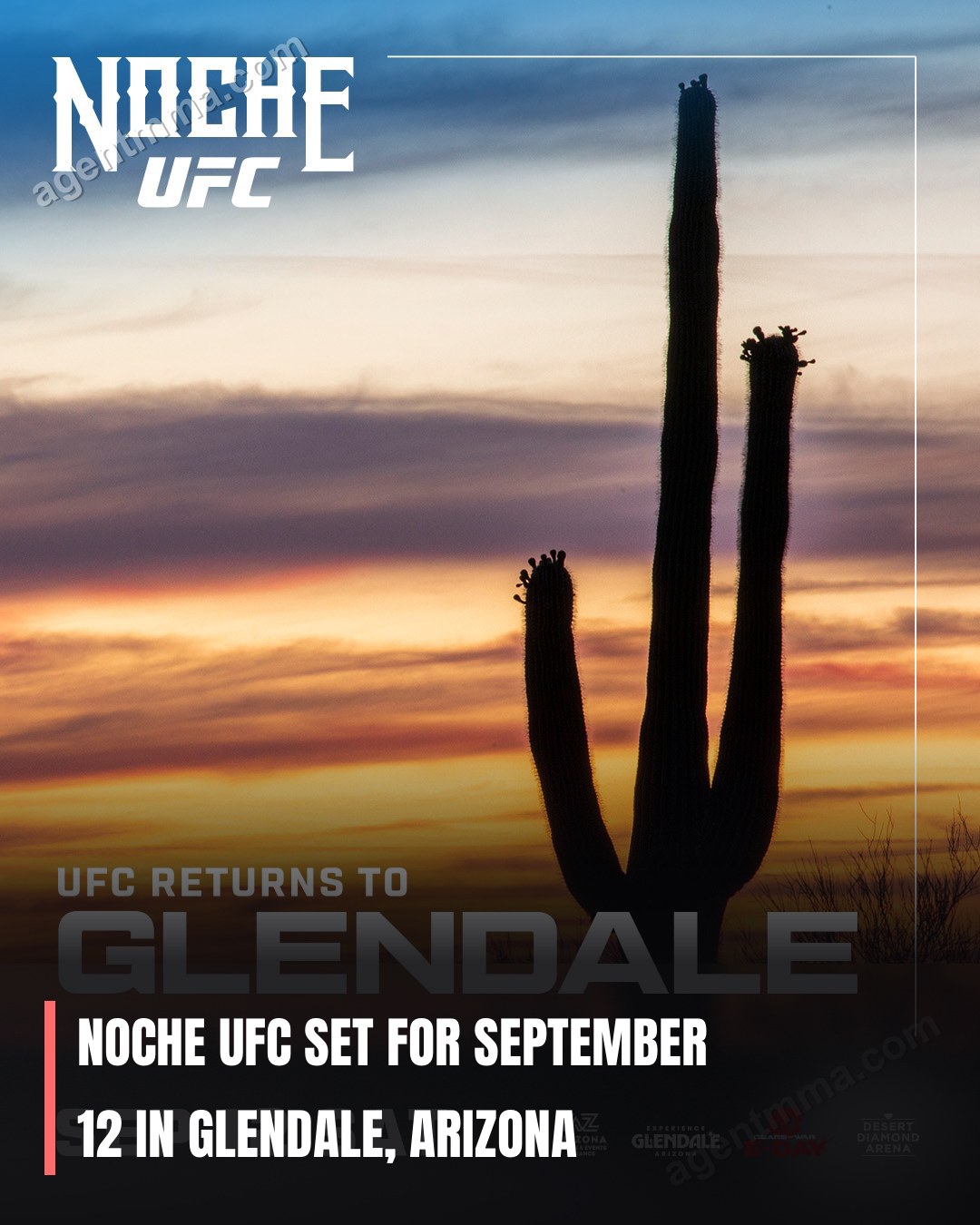 Noche UFC set for September 12 in Glendale, Arizona