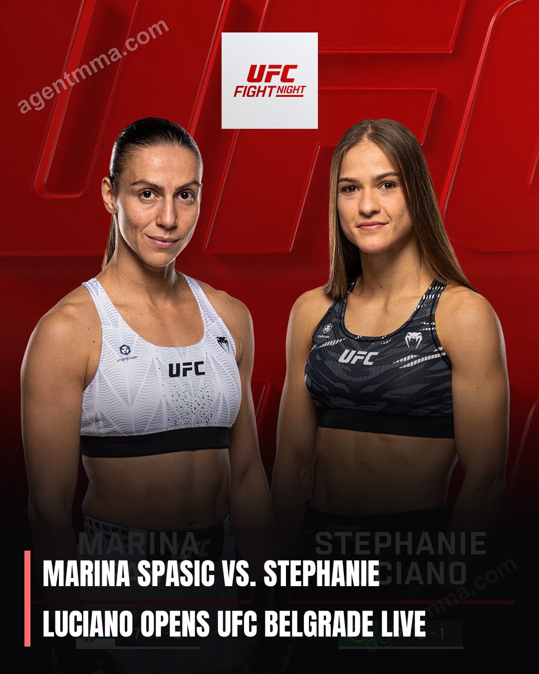 Marina Spasic vs. Stephanie Luciano Opens UFC Belgrade Live
