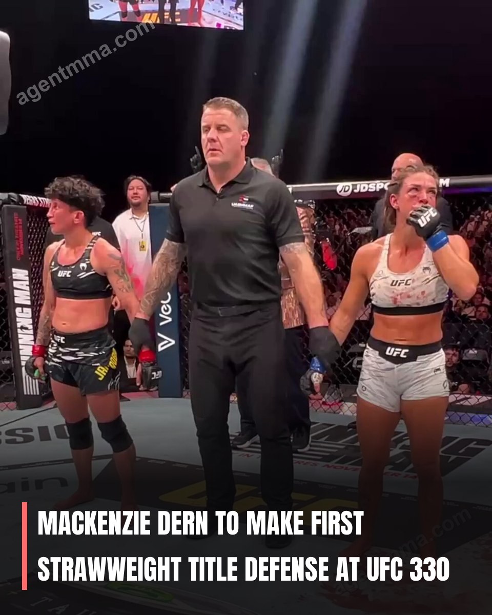 Mackenzie Dern to Make First Strawweight Title Defense at UFC 330