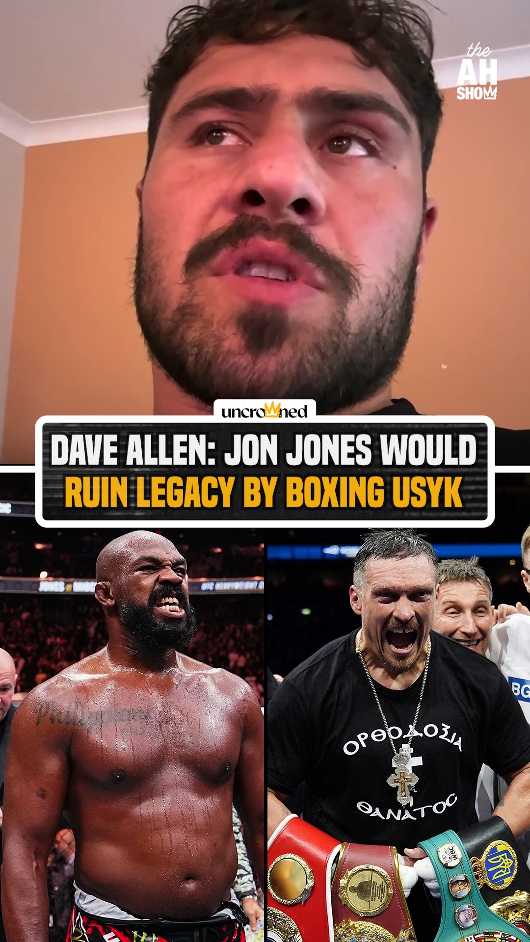 Dave Allen: La Pérdida de Jones en Boxeo Contra Usyk Empañaría Su Legado de Combate