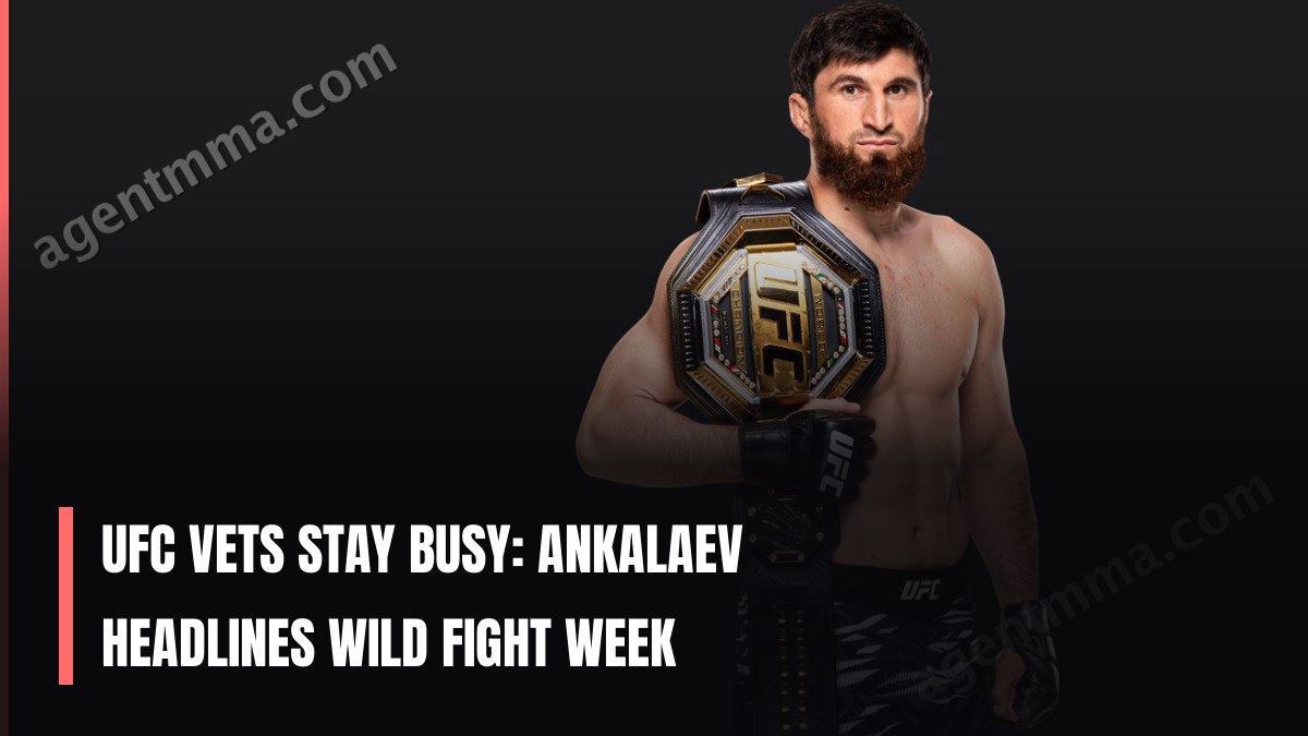 Resultados da Pesagem do UFC Abu Dhabi: Ankalaev, Erzeg, Dulatov e Card Completo Dentro do Peso