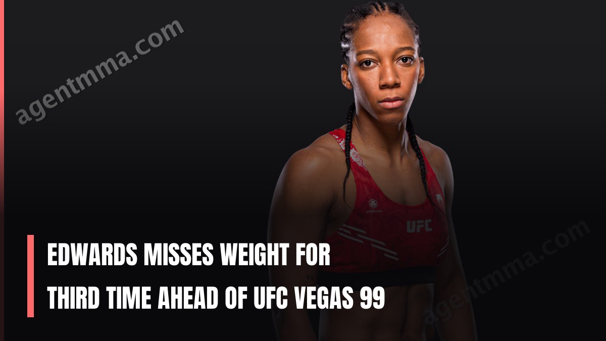 Edwards misses weight for third time ahead of UFC Vegas 99