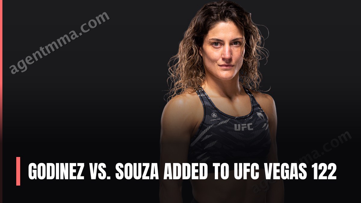 Godinez vs. Souza Added to UFC Vegas 122