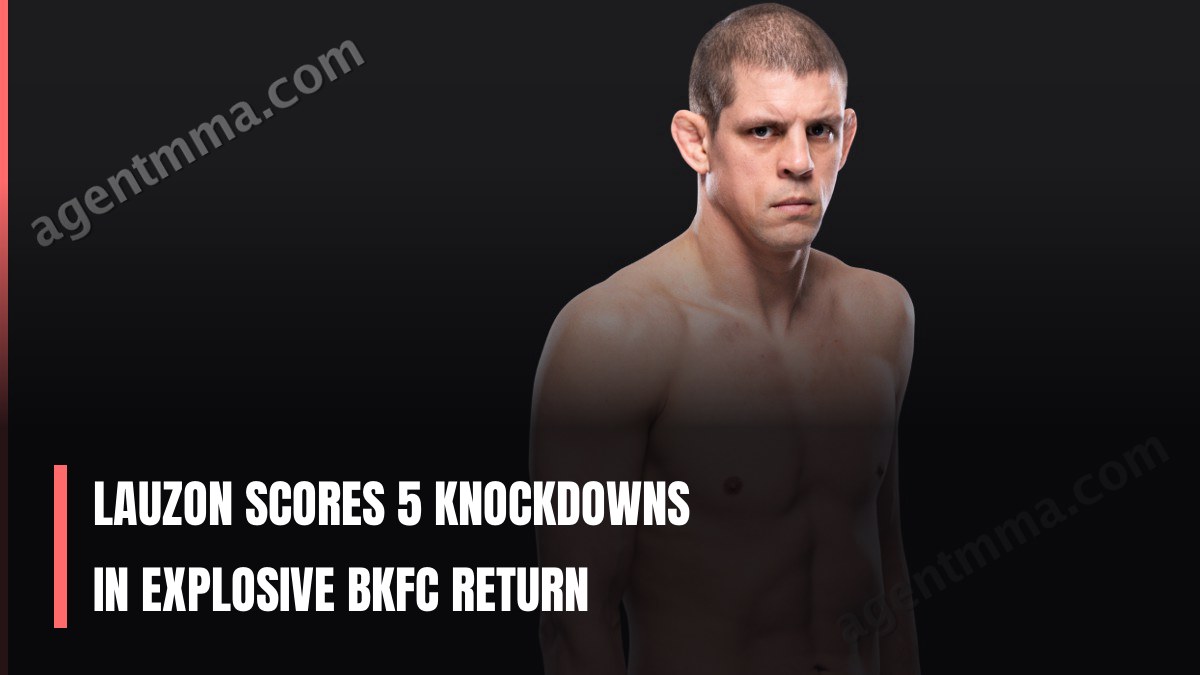 Lauzon Scores 5 Knockdowns in Explosive BKFC Return